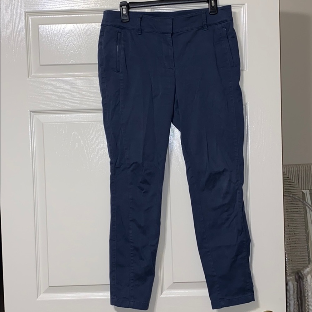 Gray-Blue Size 6 Loft Pants
